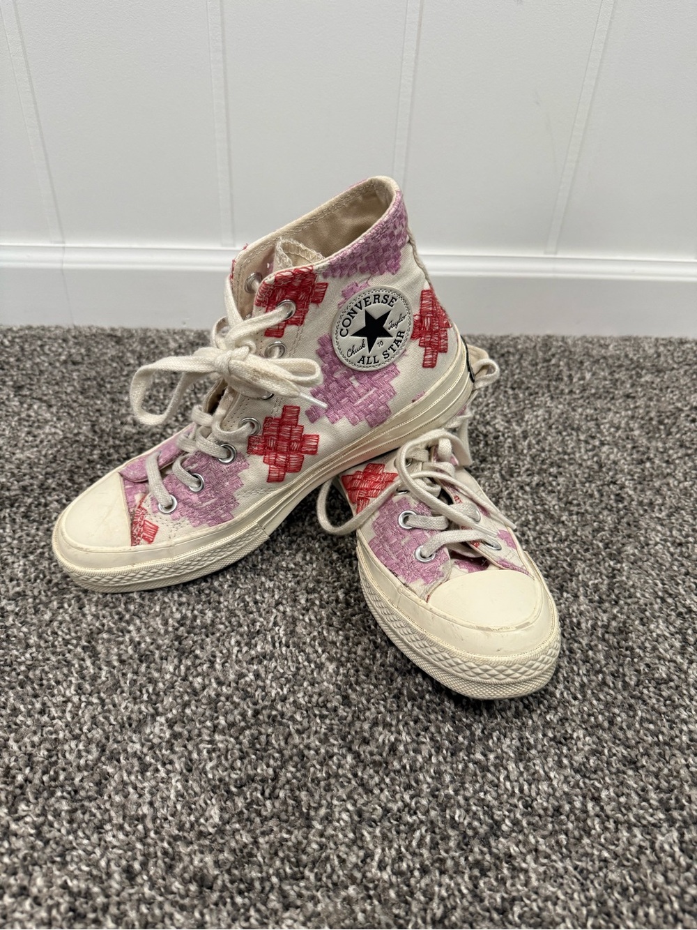 Converse High Top Sneakers 70 High Bright Embroidery
